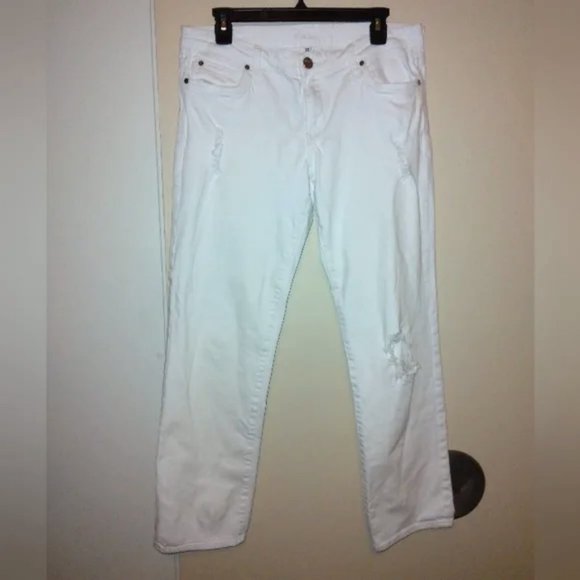 KUT from the kloth white ripped jeans size 10 - Picture 1 of 6